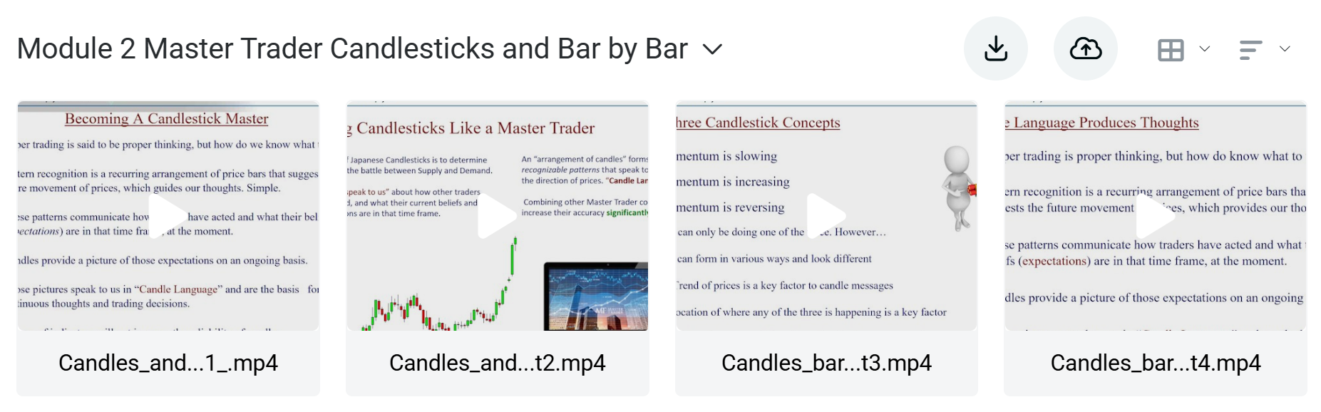 Master Trader course