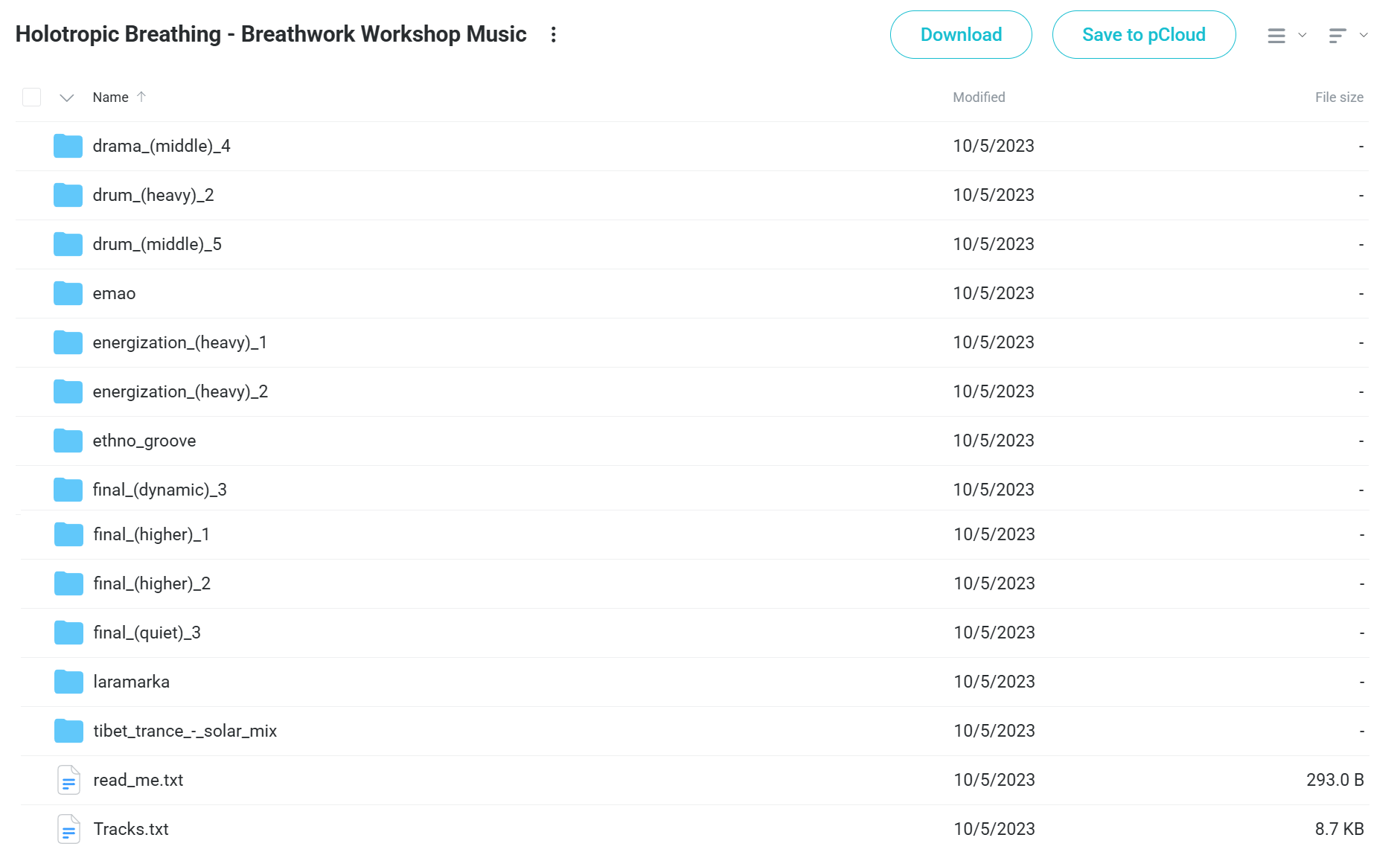 Download Holotropic Breathing Breathwork Workshop Music
