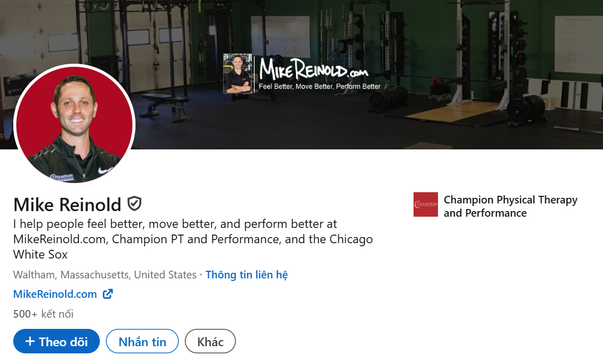 Who is Mike Reinold