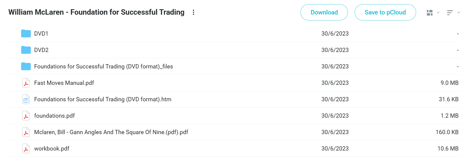 Download William McLaren Foundation for Successful Trading