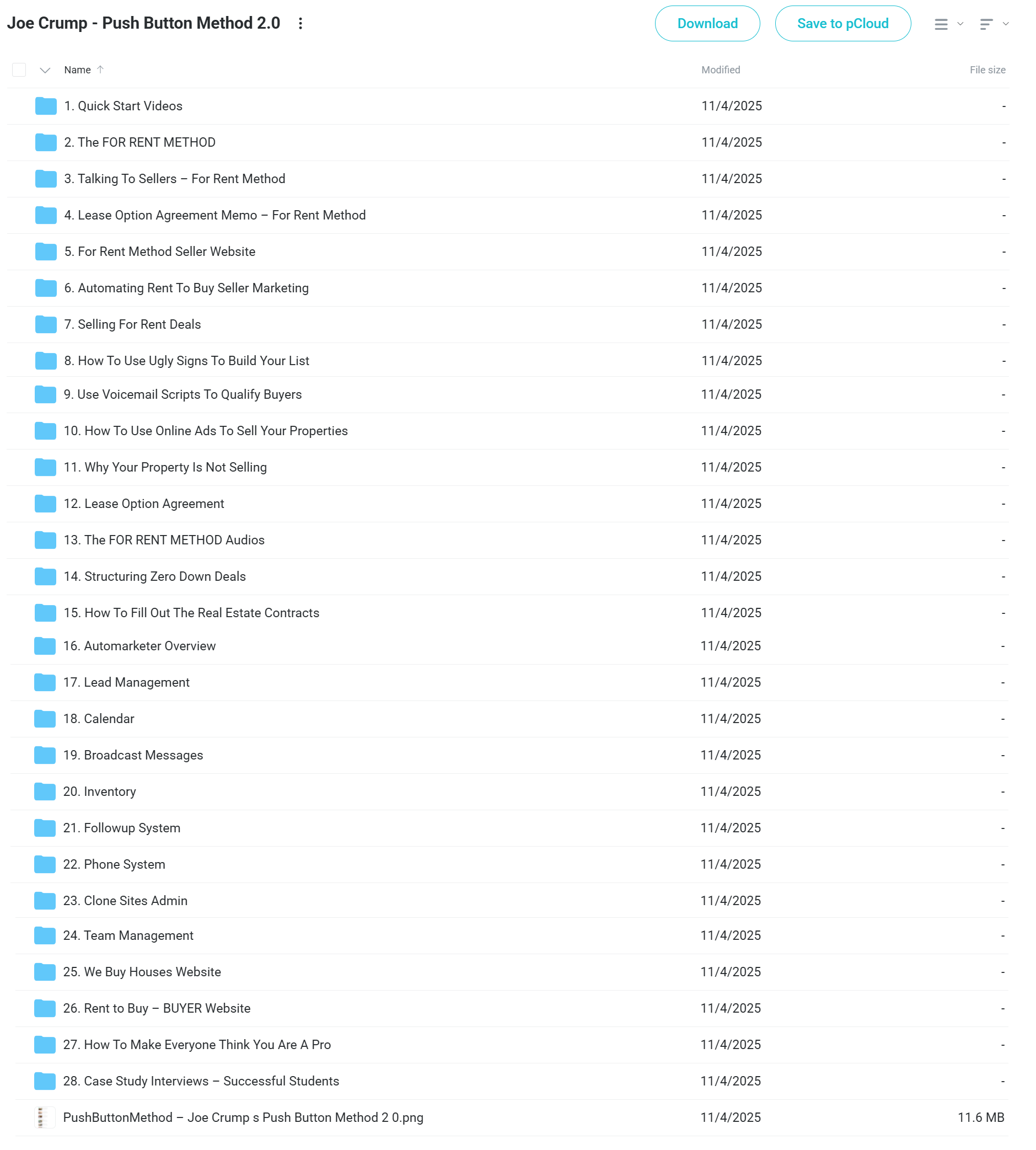 Download Joe Crump Push Button Method 2.0