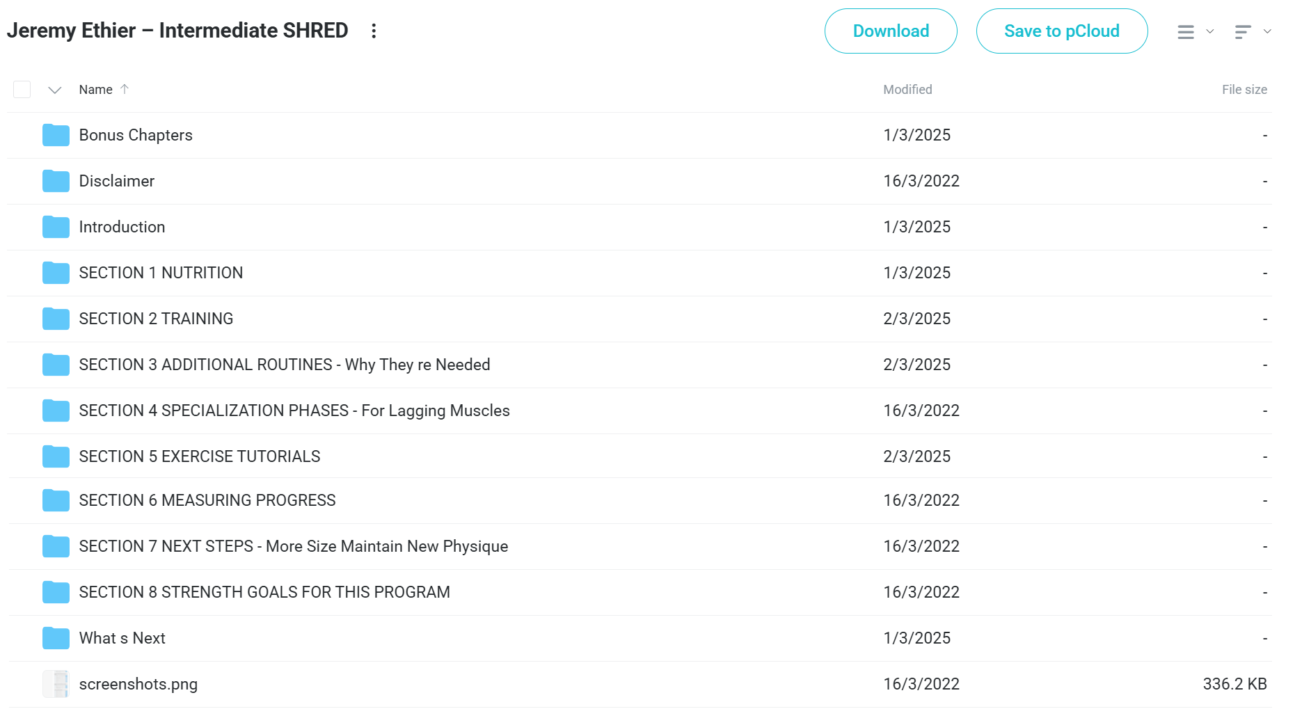 Download Jeremy Ethier Intermediate SHRED