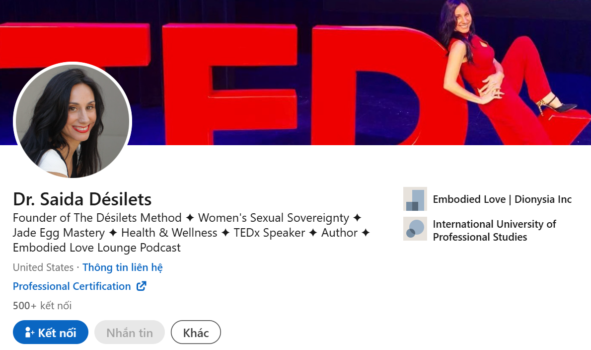 Who is Saida Desilets