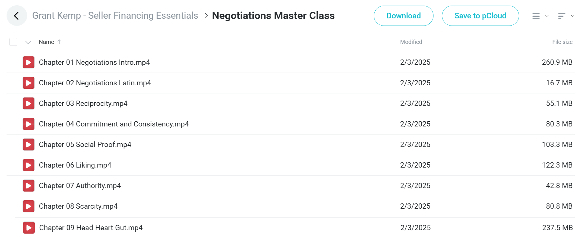 Seller Financing Essentials course