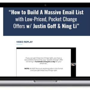 Justin Goff – How To Build A Massive Email List With Low-Priced ‘Pocket Change’
Offers