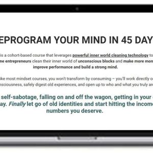 Tej Dosa – Clean your inner world- REPROGRAM YOUR MIND IN 45 DAYS