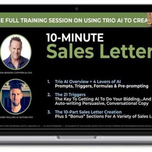 Jon Benson – 10 Minute Sales Letter